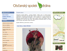 Tablet Screenshot of dedina.e-obec.cz